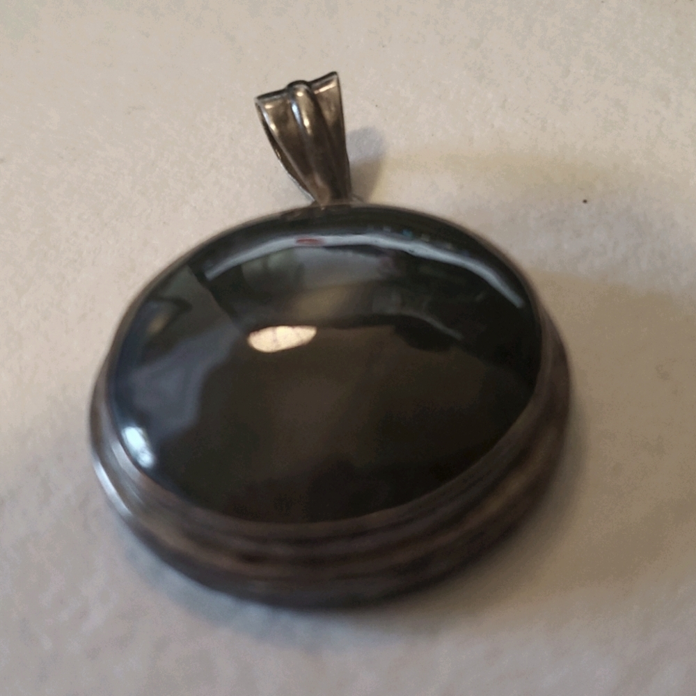 VTG Black Stone Pendant